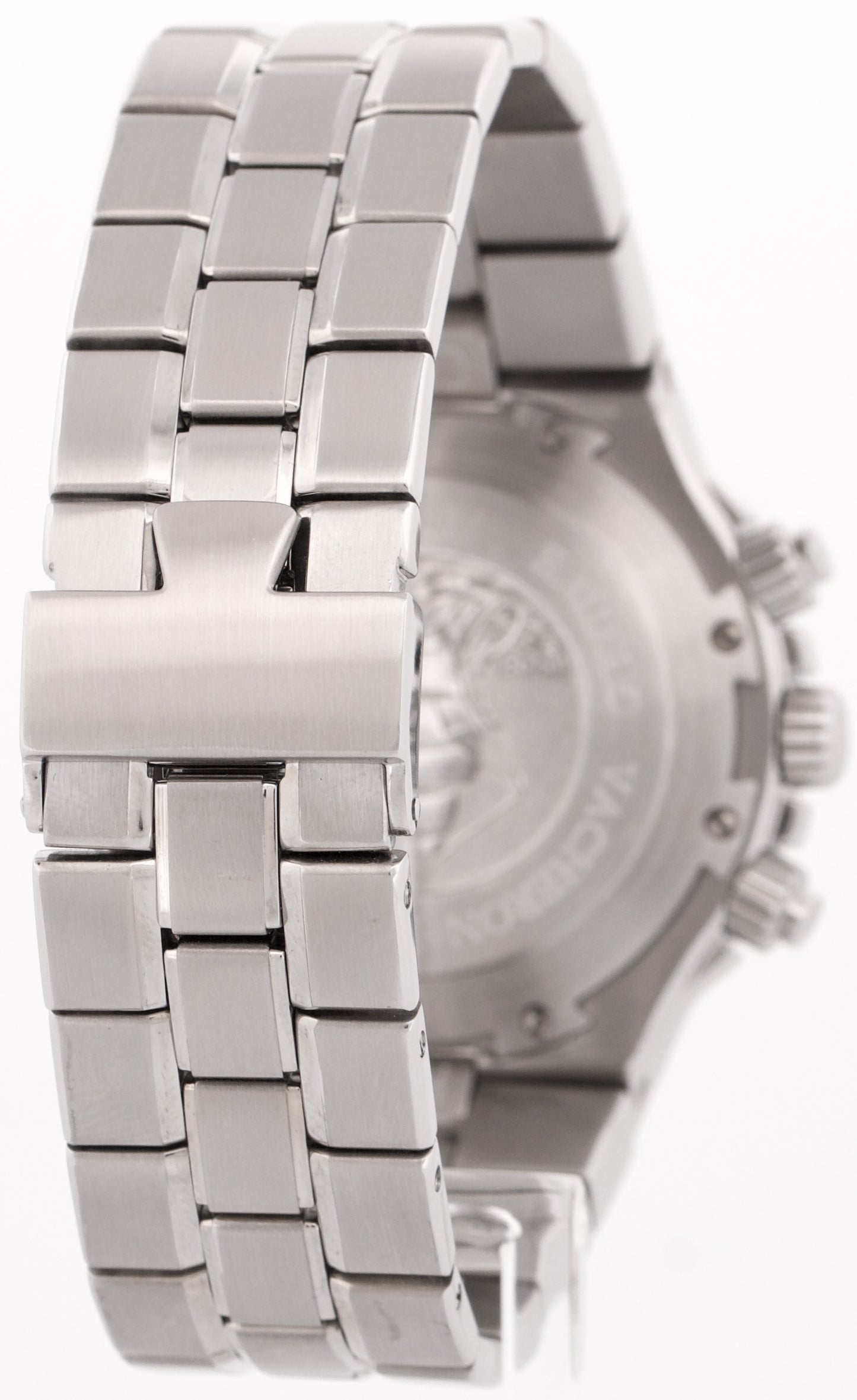 MINT Vacheron Constantin Overseas Chronograph SILVER 42mm Stainless 49150 Watch