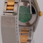 UNPOLISHED 2002 PAPERS Rolex DateJust WHITE ROMAN 18K Steel 31mm 78273 Watch BOX
