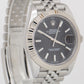 MINT 2024 PAPERS Rolex DateJust 41mm BLACK 18K Steel Fluted JUBILEE 126334 BOX