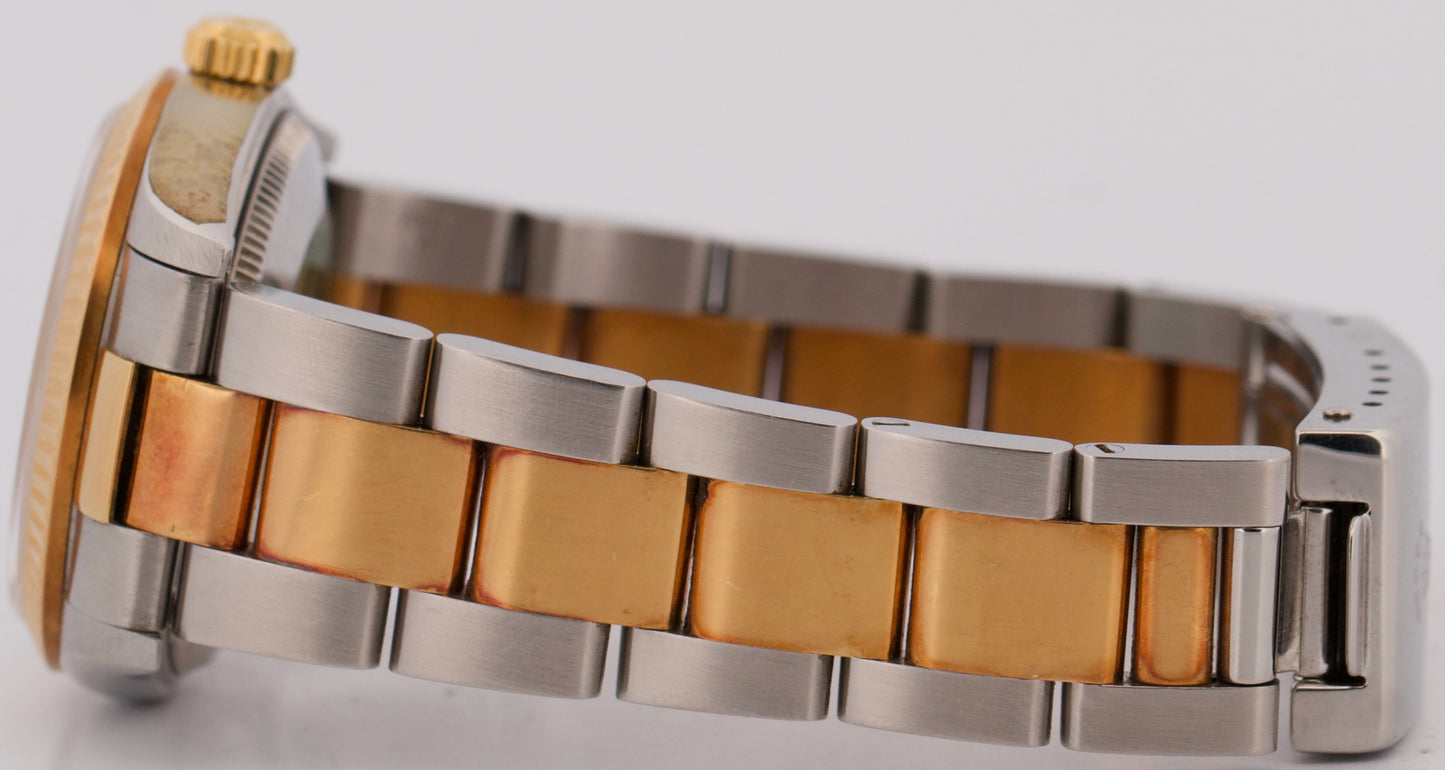 UNPOLISHED 2002 PAPERS Rolex DateJust WHITE ROMAN 18K Steel 31mm 78273 Watch BOX