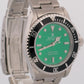 Rolex No-Date Submariner GREEN Black Stainless Steel 40mm 14060 Oyster Watch