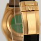 Rolex Daytona Cosmograph WHITE ARABIC 18K Yellow Gold Black Leather 16518 Watch