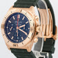 NEW 2025 PAPERS Breitling Chronomat B01 GREEN 18K Rose Gold RB0134 42mm BOX