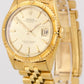 1970 Rolex DateJust Turn-O-Graph CHAMPAGNE 36mm 18K Yellow Gold JUBILEE 1625