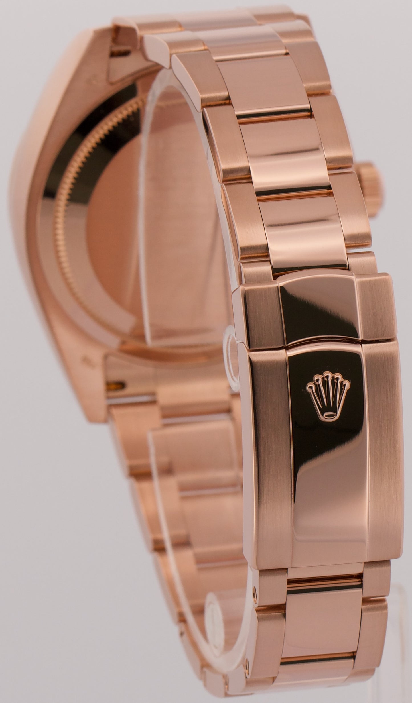 2017 PAPERS Rolex Sky-Dweller CHOCOLATE Brown 18K Rose Gold 42mm 326935 BOX