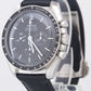 2023 PAPERS Omega Speedmaster BLACK Leather Steel 42mm 310.32.42.50.01.001 BOX