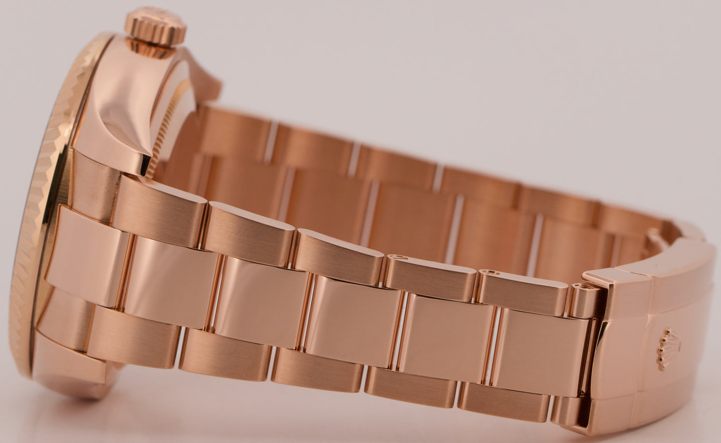 2017 PAPERS Rolex Sky-Dweller CHOCOLATE Brown 18K Rose Gold 42mm 326935 BOX