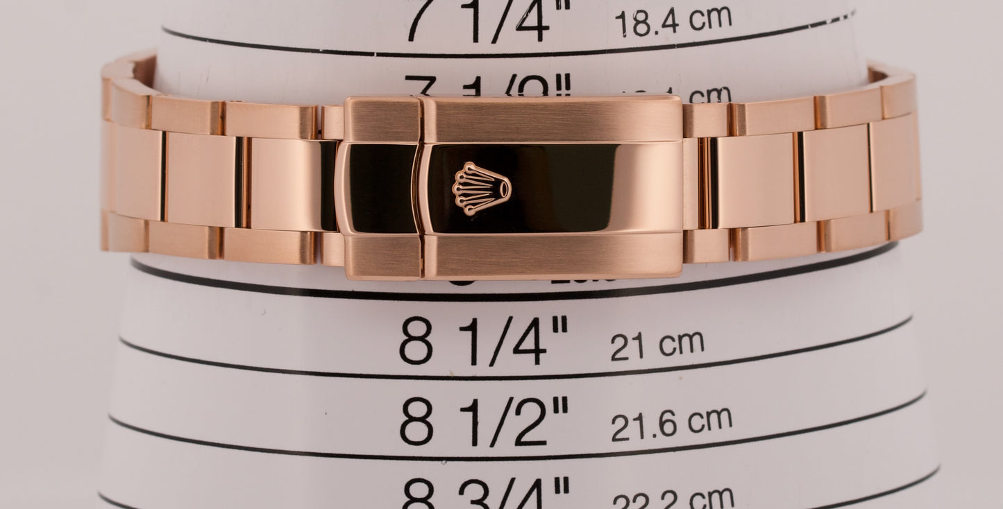 2017 PAPERS Rolex Sky-Dweller CHOCOLATE Brown 18K Rose Gold 42mm 326935 BOX