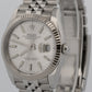 Rolex DateJust 36mm SILVER Stainless Steel Jubilee 18K Gold Fluted 126234 Watch