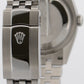 Rolex DateJust 36mm SILVER Stainless Steel Jubilee 18K Gold Fluted 126234 Watch