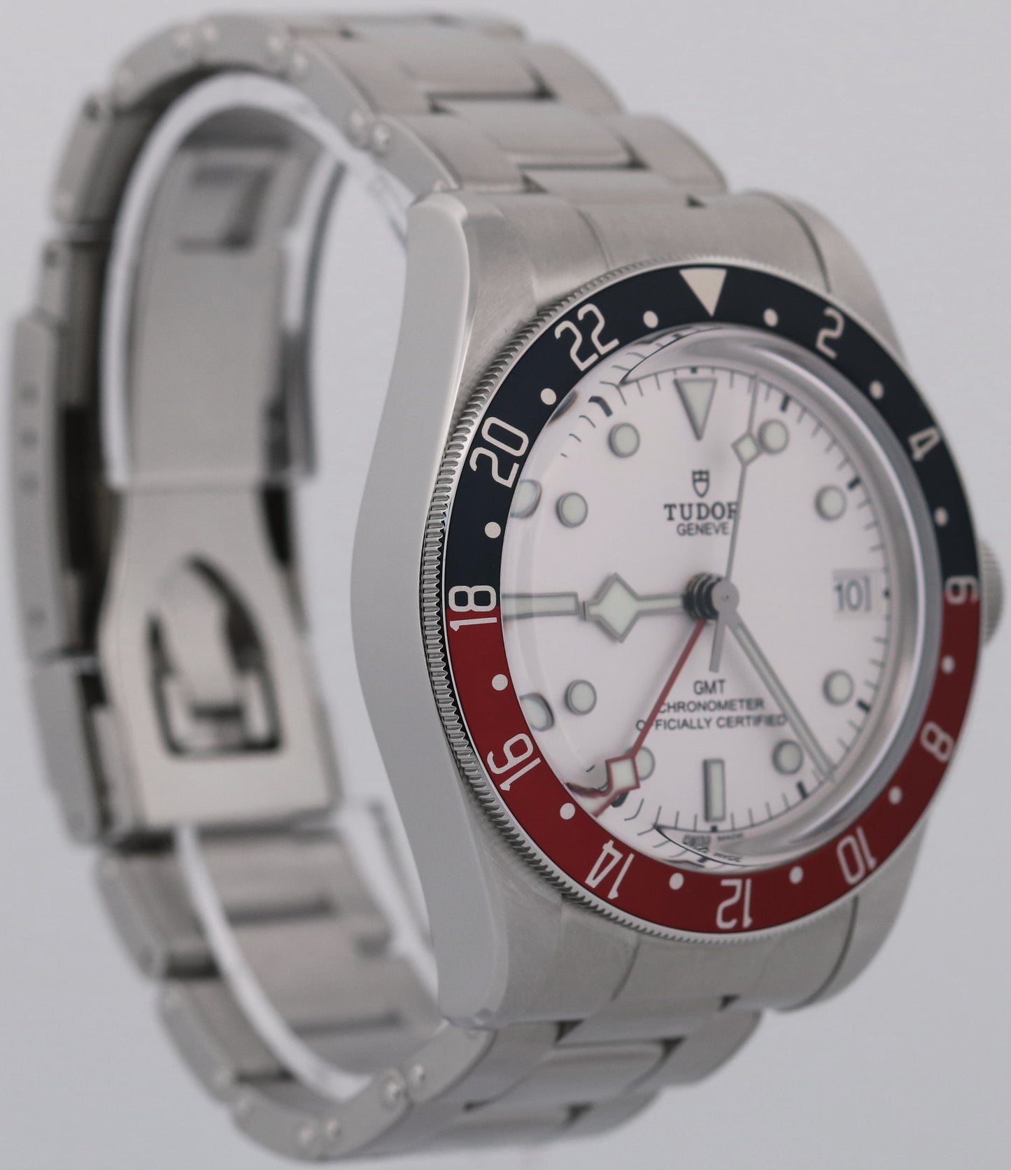 NEW 2026 PAPERS Tudor Black Bay 41 GMT 41mm White PEPSI Red Blue 79830 RB BOX