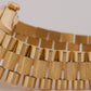 1979 Rolex Day-Date President 36mm WHITE ROMAN BARK 18K Yellow Gold Fluted 18078