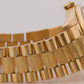 1979 Rolex Day-Date President 36mm WHITE ROMAN BARK 18K Yellow Gold Fluted 18078