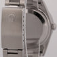 1996 Rolex Oyster Perpetual Date 34mm SILVER Steel Oyster NO-HOLES 15210 Watch