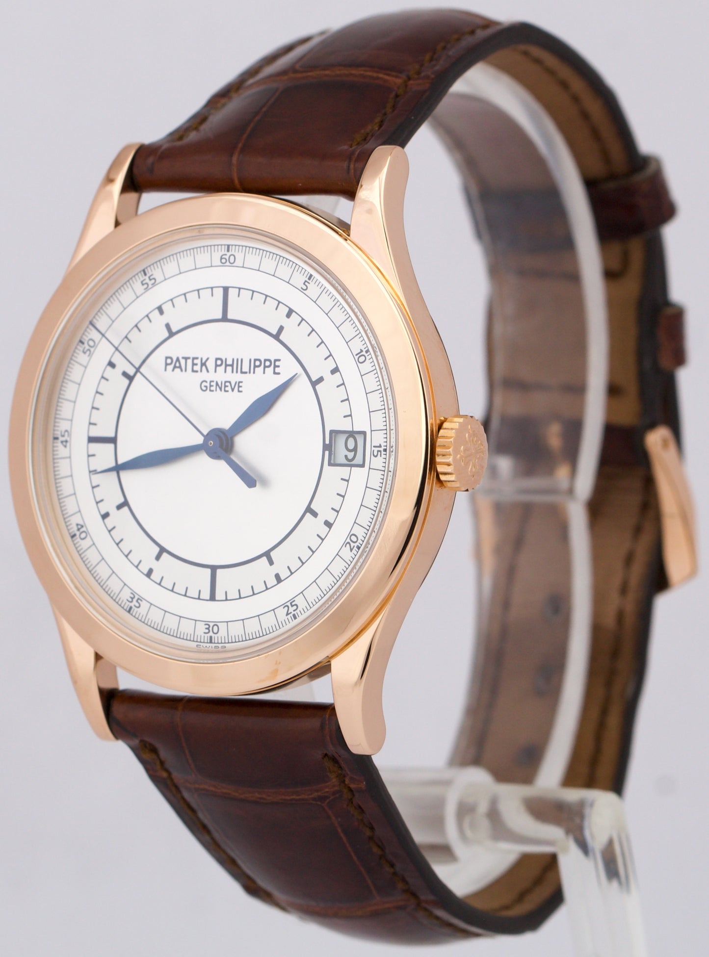 Patek Philippe Calatrava 5296R 18K Rose Gold SECTOR DIAL 38mm Manual Watch