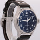 2021 PAPERS IWC Big Pilot 43 BLACK Stainless Steel 43mm Leather IW329301 BOX