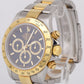 Rolex Daytona Cosmograph 40mm ZENITH Two-Tone P SERIAL Gold Steel Watch 16523