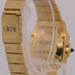 Ladies Cartier Santos WHITE ROMAN DIAMOND 18K Yellow Gold Automatic 24mm 8170
