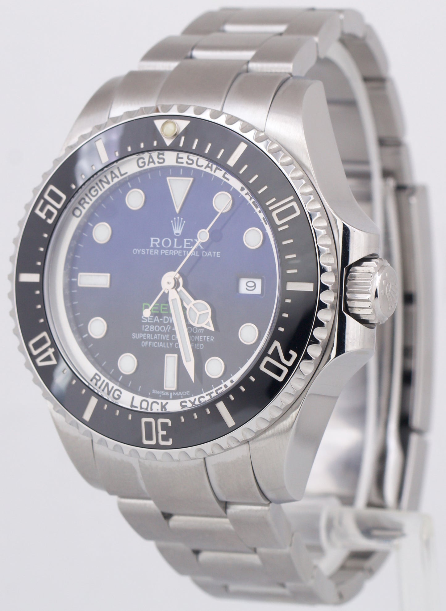 MINT Rolex Sea-Dweller Deepsea JAMES CAMERON Blue Black Stainless 116660 44mm