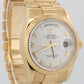 Rolex Day-Date President WHITE ROMAN 18K Yellow Gold Fluted 36mm 118238 BOX