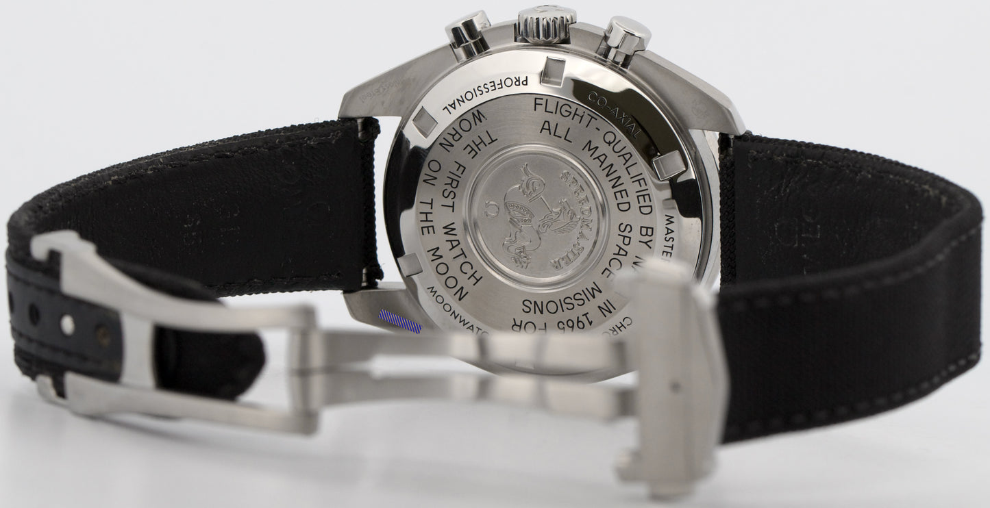 2021 PAPERS Omega Speedmaster BLACK 42mm Stainless 310.32.42.50.01.001 Watch BOX