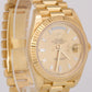 PAPERS Rolex Day-Date President 40mm CHAMPAGNE BAGUETTE DIAMOND 18K 228238 BOX