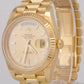 PAPERS Rolex Day-Date President 40mm CHAMPAGNE BAGUETTE DIAMOND 18K 228238 BOX