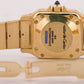 Ladies Cartier Santos WHITE ROMAN DIAMOND 18K Yellow Gold Automatic 24mm 8170