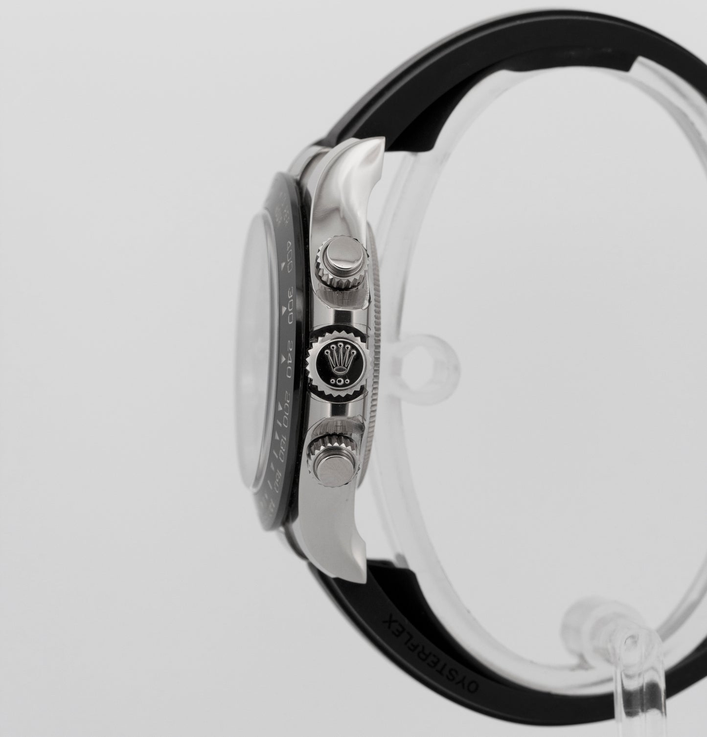 2019 PAPERS Rolex Daytona SILVER GHOST 18K Gold Oysterflex 40mm 116519 LN BOX