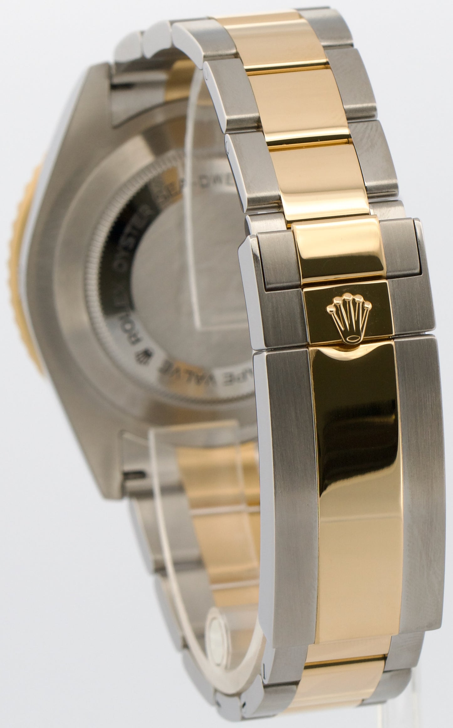 2021 PAPERS Rolex Sea-Dweller 43mm BLACK Two-Tone 18K Gold Steel 126603 BOX