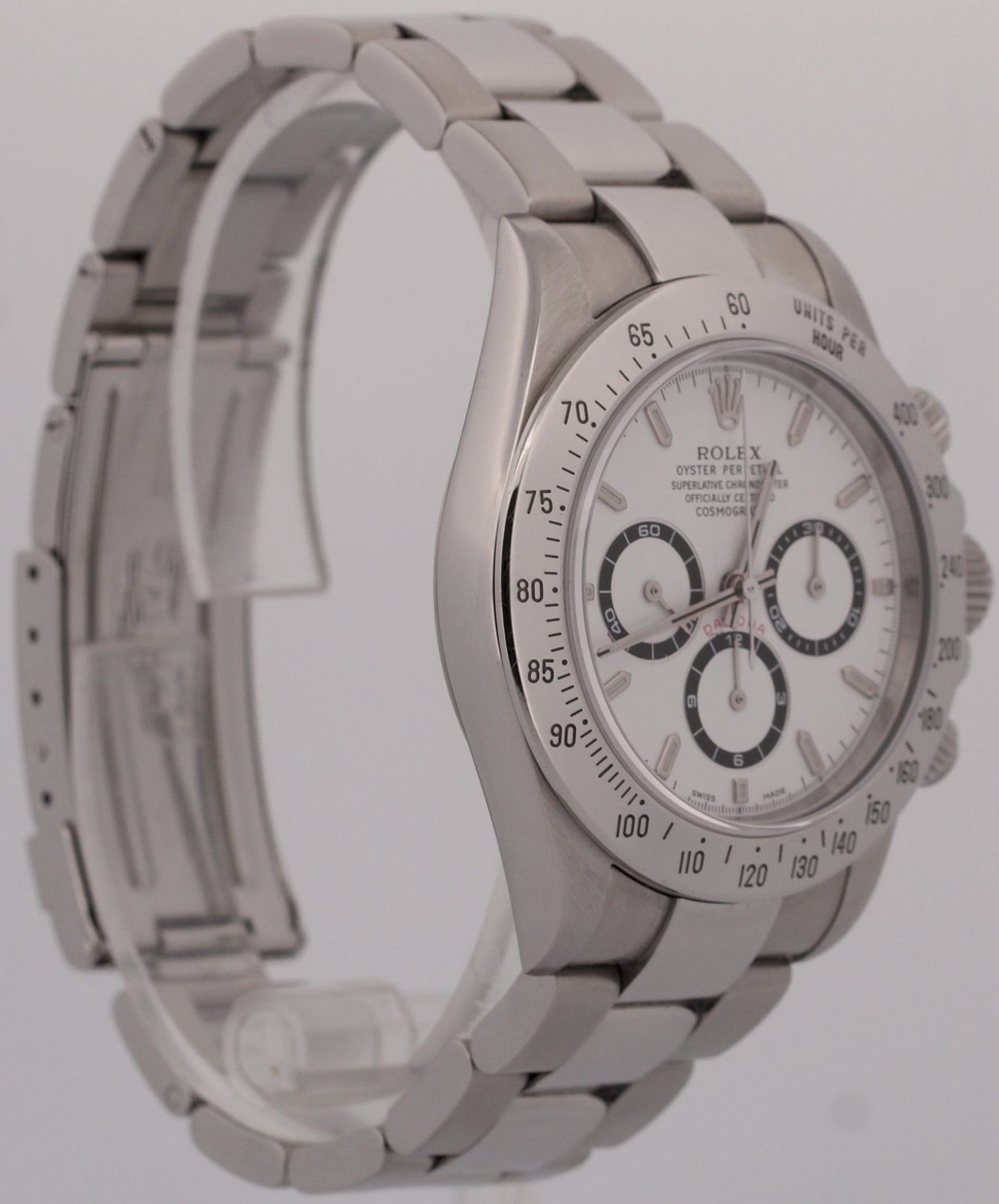 2026 RSC Rolex Daytona Cosmograph WHITE Stainless Steel ZENITH 40mm 16520 Watch