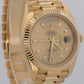 Rolex Day-Date President 40mm CHAMPAGNE BAGUETTE DIAMOND 18K Gold 228238 BOX