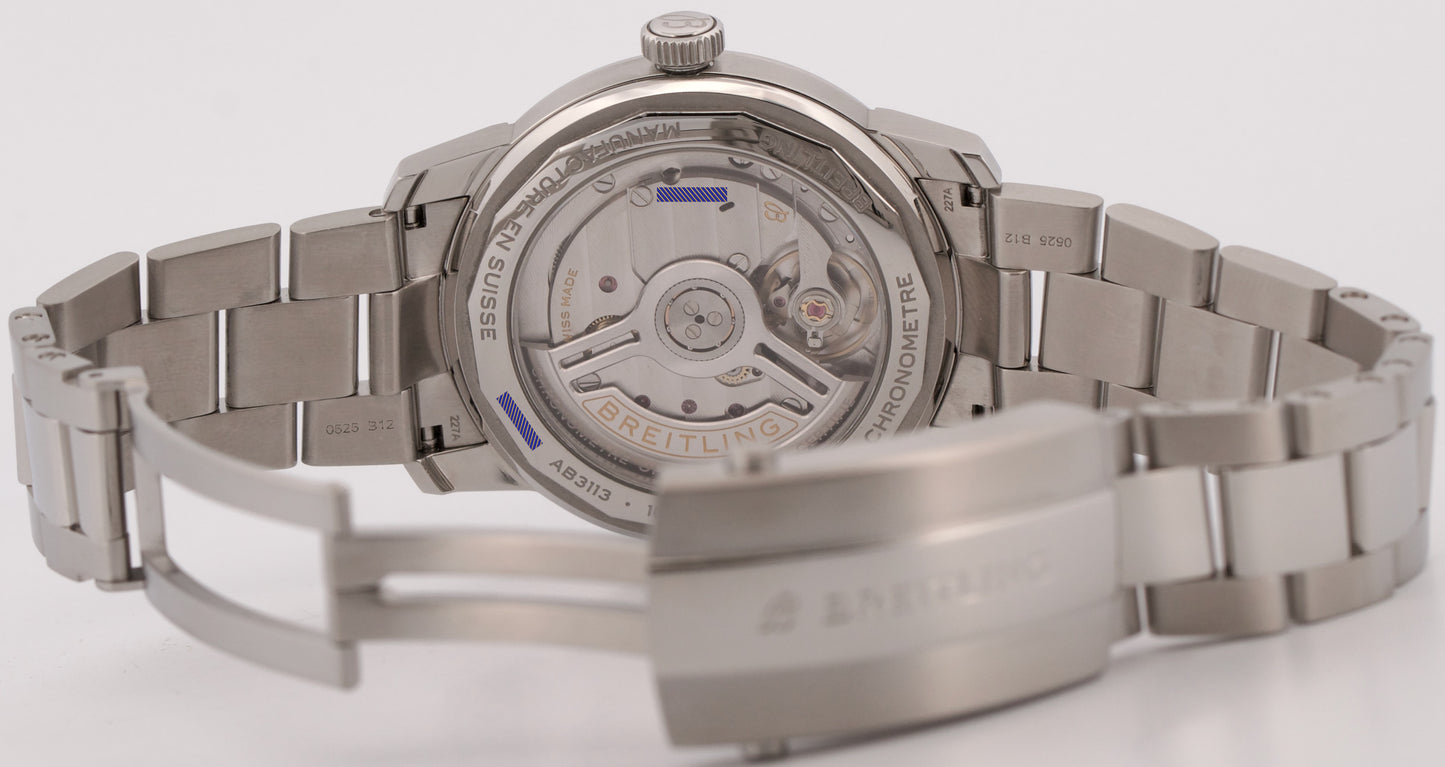 2025 PAPERS Breitling Top Time B31 BLUE Stainless Steel 38mm AB3113 Watch BOX