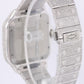Cartier Santos LARGE PAPERS Pave DIAMOND 47.5x39.8mm WSSA0018 4072 Watch BOX