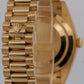 Rolex Day-Date President 40mm CHAMPAGNE BAGUETTE DIAMOND 18K Gold 228238 BOX