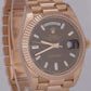 PAPERS Rolex Day-Date President 40mm FACTORY CHOCOLATE BAGUETTE 18K 228235 BOX