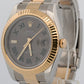 2010 PAPERS Rolex Datejust II WIMBLEDON Rhodium Steel 18K Gold 41mm 116333 BOX