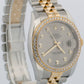 PAPERS Rolex DateJust 36mm FACTORY RHODIUM DIAMOND 18K Gold JUBILEE 116243 BOX