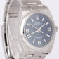 MINT Rolex Oyster Perpetual BLUE Stainless Steel 3-6-9 Automatic 36mm 116000