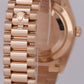 PAPERS Rolex Day-Date President 40mm FACTORY CHOCOLATE BAGUETTE 18K 228235 BOX