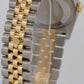 PAPERS Rolex DateJust 36mm FACTORY RHODIUM DIAMOND 18K Gold JUBILEE 116243 BOX