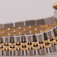 1990 Ladies Rolex DateJust 26mm MOP DIAMOND BEZEL 18K Gold Steel JUBILEE 69173