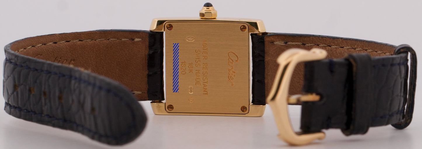2026 SERVICE Cartier Tank Francaise 20mm 18K Gold Quartz W5000256 1820 BOX