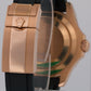 MINT Rolex Yacht-Master BLACK 18K Rose Gold Oysterflex Rubber 40mm 116655 Watch