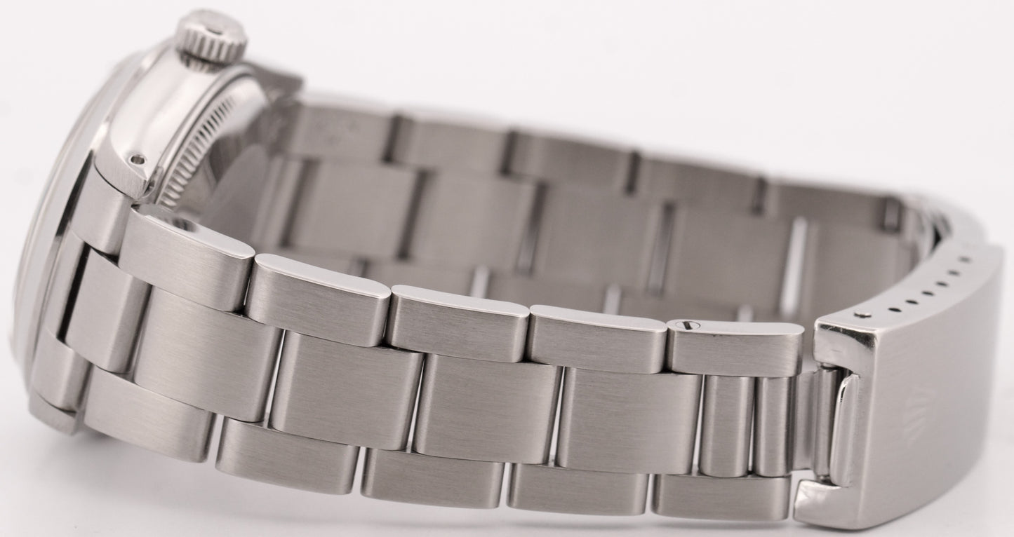 1985 Ladies Rolex DateJust SILVER 31mm Stainless Steel OYSTER Automatic 68240
