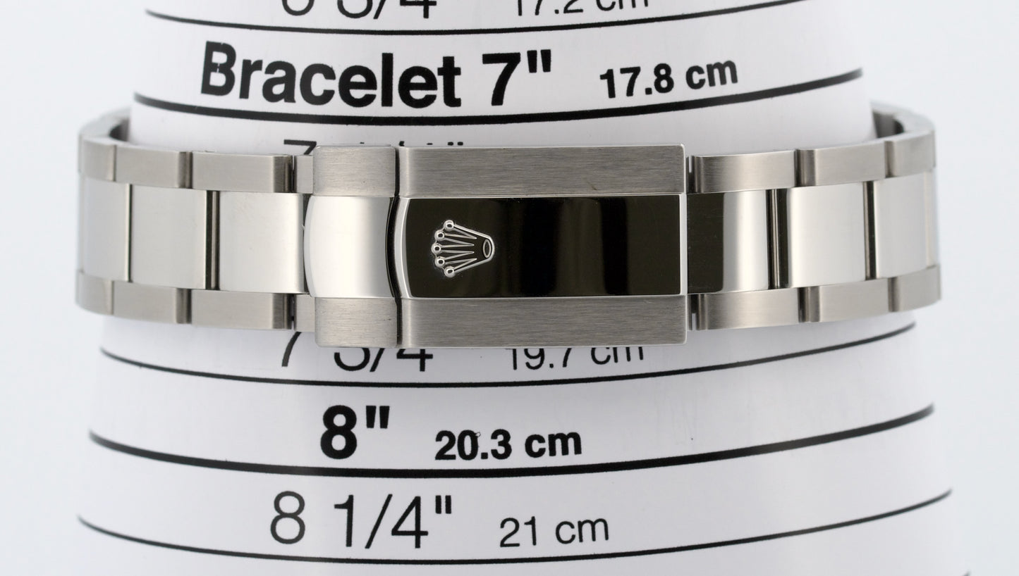 2024 PAPERS Rolex DateJust 41mm BLUE Stainless Steel Smooth OYSTER 126300 BOX