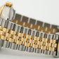 Rolex DateJust 36 WHITE ROMAN 18K Yellow Gold Steel JUBILEE Fluted 36mm 126233