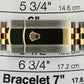 Rolex DateJust 36 WHITE ROMAN 18K Yellow Gold Steel JUBILEE Fluted 36mm 126233