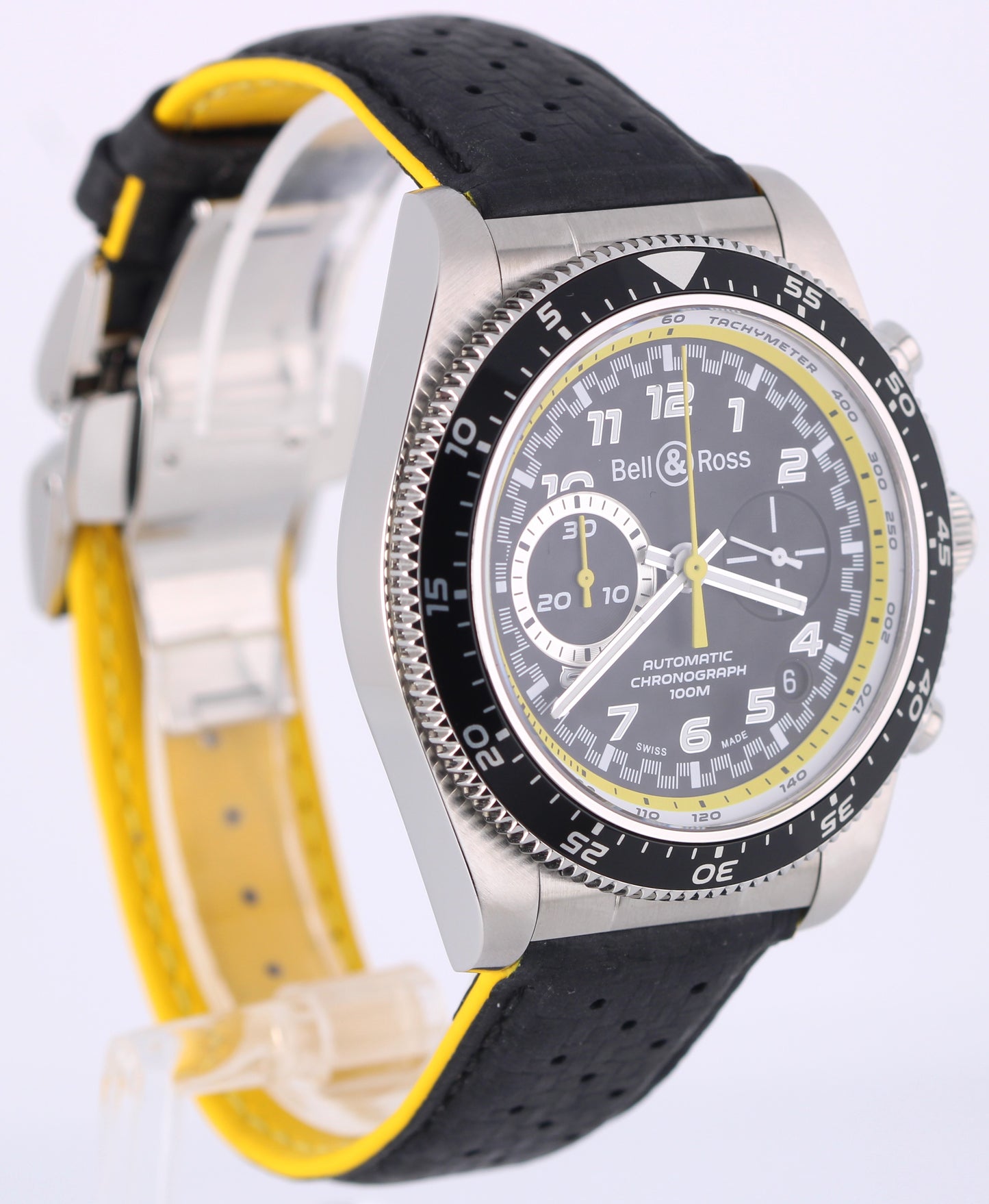 LIMITED EDITION Bell & Ross RS20 Renault F1 Team Black 43mm BRV3-94-S Watch BOX