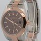 2026 RSC PAPERS Rolex DateJust 41mm CHOCOLATE 18K Rose Gold Steel 126301 BOX